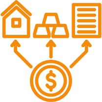 Investment Consultancy--Asset and portfolio diversification icon