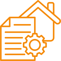Project Management--Real estate project management icon