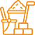 Building materials trading icon